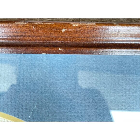 Handmade Cross-Stitch Wall Art A Friend Is A Precious Gift Wood Frame Mat Glass - Picture 7 of 7